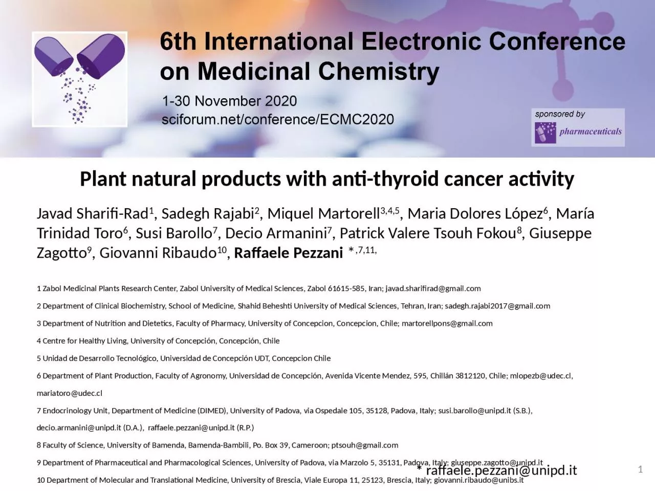 Plant natural products with anti-thyroid cancer