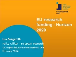 Lisa  Bungeroth Policy Officer - European Research