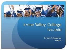 PPT-Irvine Valley College ivc.edu