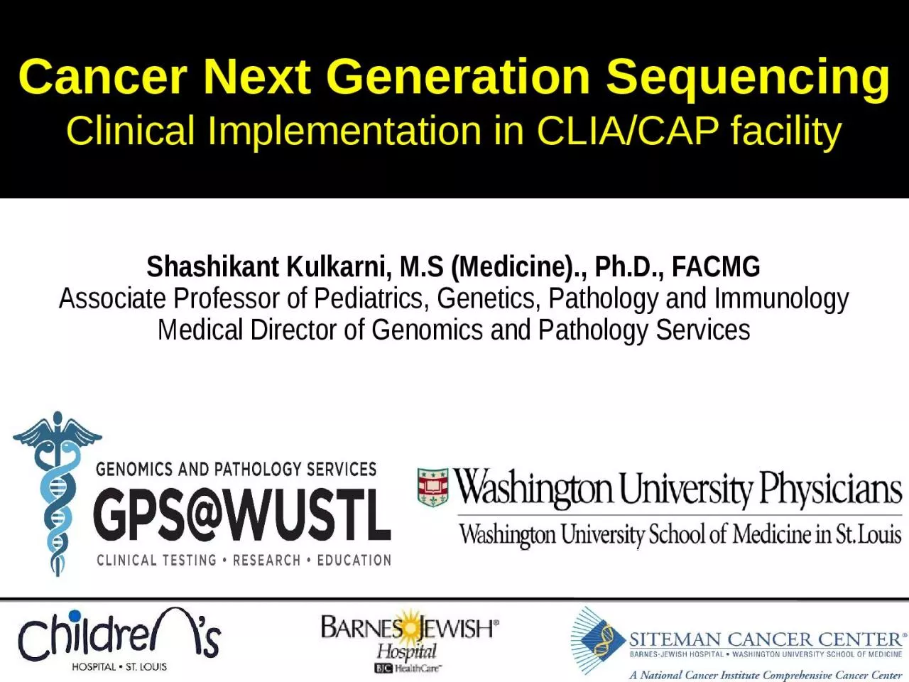 Cancer Next Generation  Sequencing