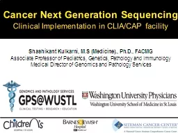 Cancer Next Generation  Sequencing