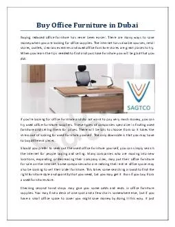 Buy Office Furniture in Dubai