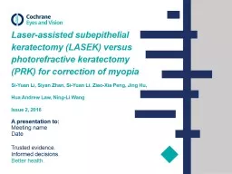 Laser-assisted  subepithelial