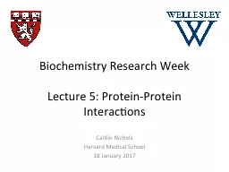 Biochemistry Research Week