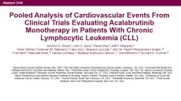 Pooled Analysis of Cardiovascular Events From Clinical Trials Evaluating