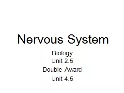 Nervous System Biology Unit
