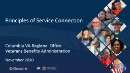 Principles of Service Connection