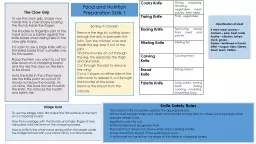 Food and Nutrition Preparation Skills 1