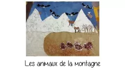 Les animaux de la montagne