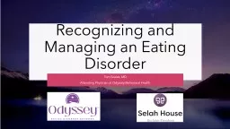 Recognizing and Managing an Eating Disorder