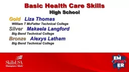 Basic Health Care Skills