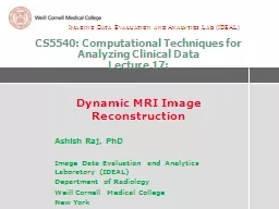 CS5540: Computational Techniques for Analyzing Clinical Data