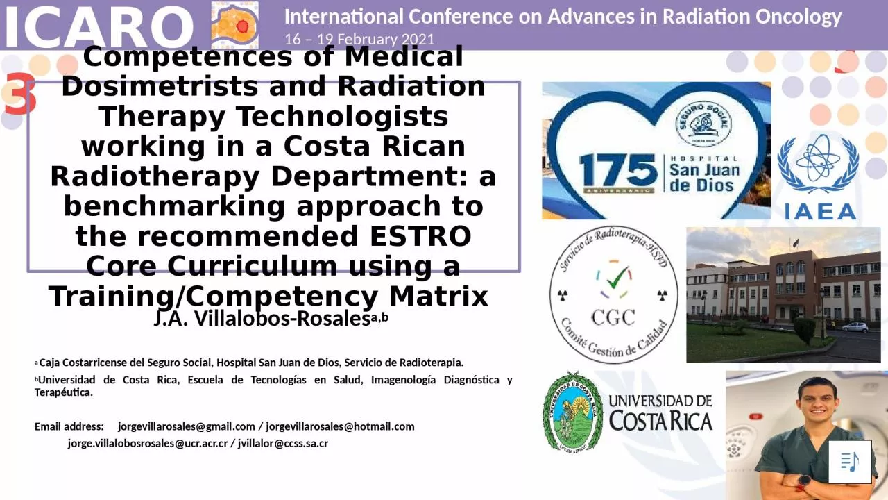 Competences  of Medical Dosimetrists and Radiation Therapy Technologists working in a