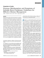 PerspectivesinPracticeFructoseMalabsorptionandSymptomsofIrritableBowel