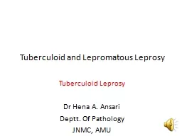 Tuberculoid  and  Lepromatous