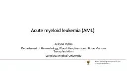 Acute myeloid leukemia (AML)