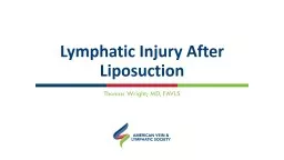 Lymphatic Injury After Liposuction