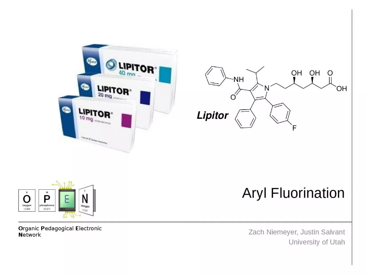 PPT-Aryl Fluorination Zach Niemeyer, Justin