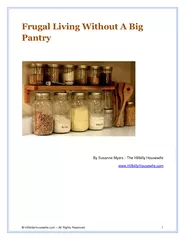 Frugal Living Without A BigPantry