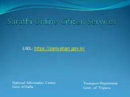 Sarathi  Online Citizen Services