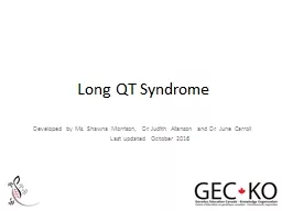 Long QT Syndrome Developed by