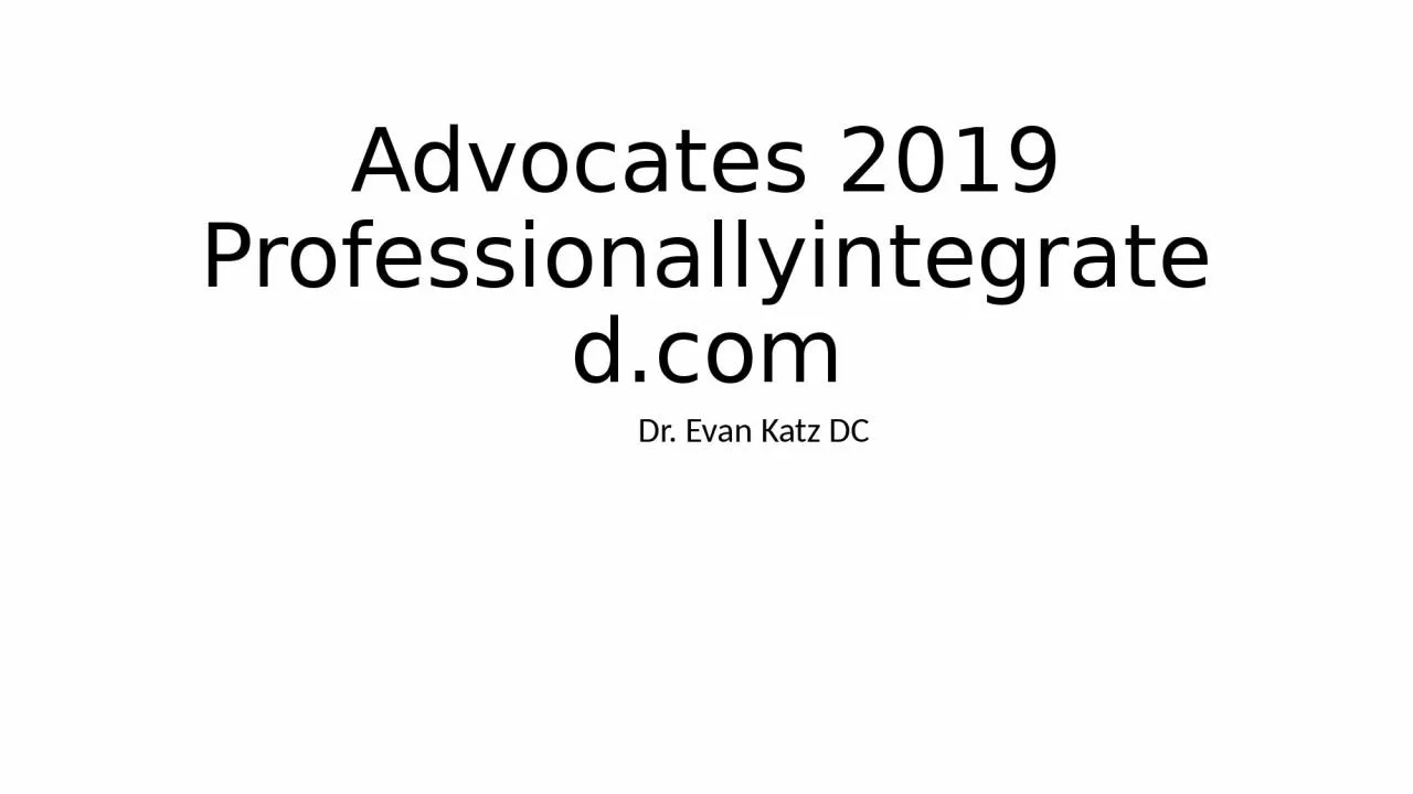 Advocates 2019 Professionallyintegrated.com