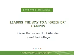 Leading the way to a “Green-