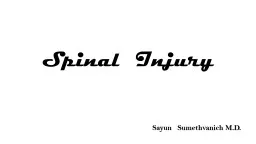 Spinal  Injury Sayun