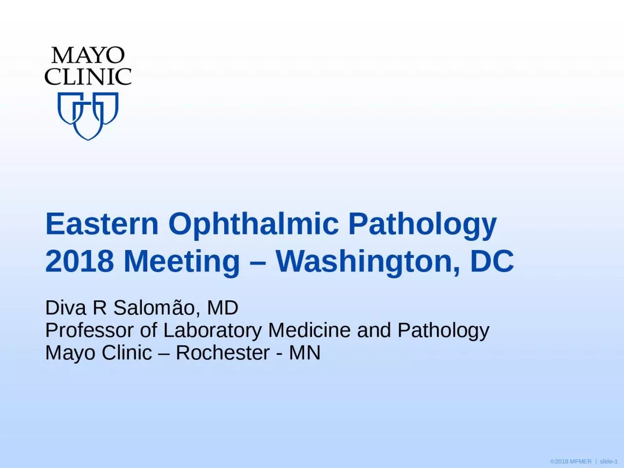 PPT-Eastern Ophthalmic Pathology