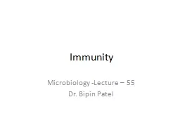 Immunity Microbiology -Lecture – 55