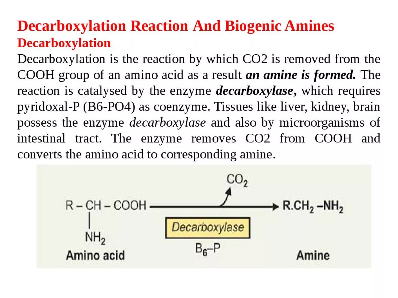 Decarboxylation Reaction