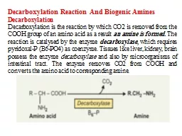 Decarboxylation Reaction