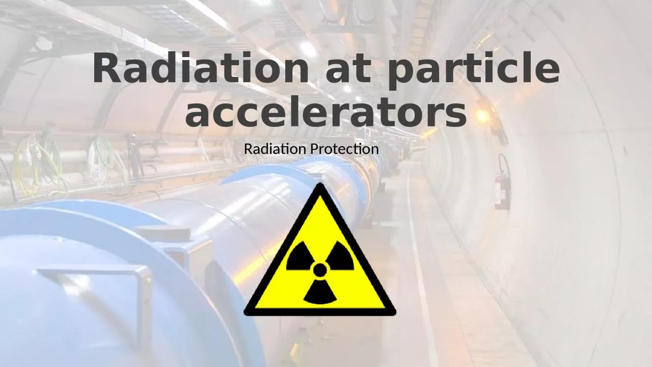 PPT-Radiation at particle accelerators