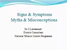 Signs & Symptoms Myths & Misconceptions