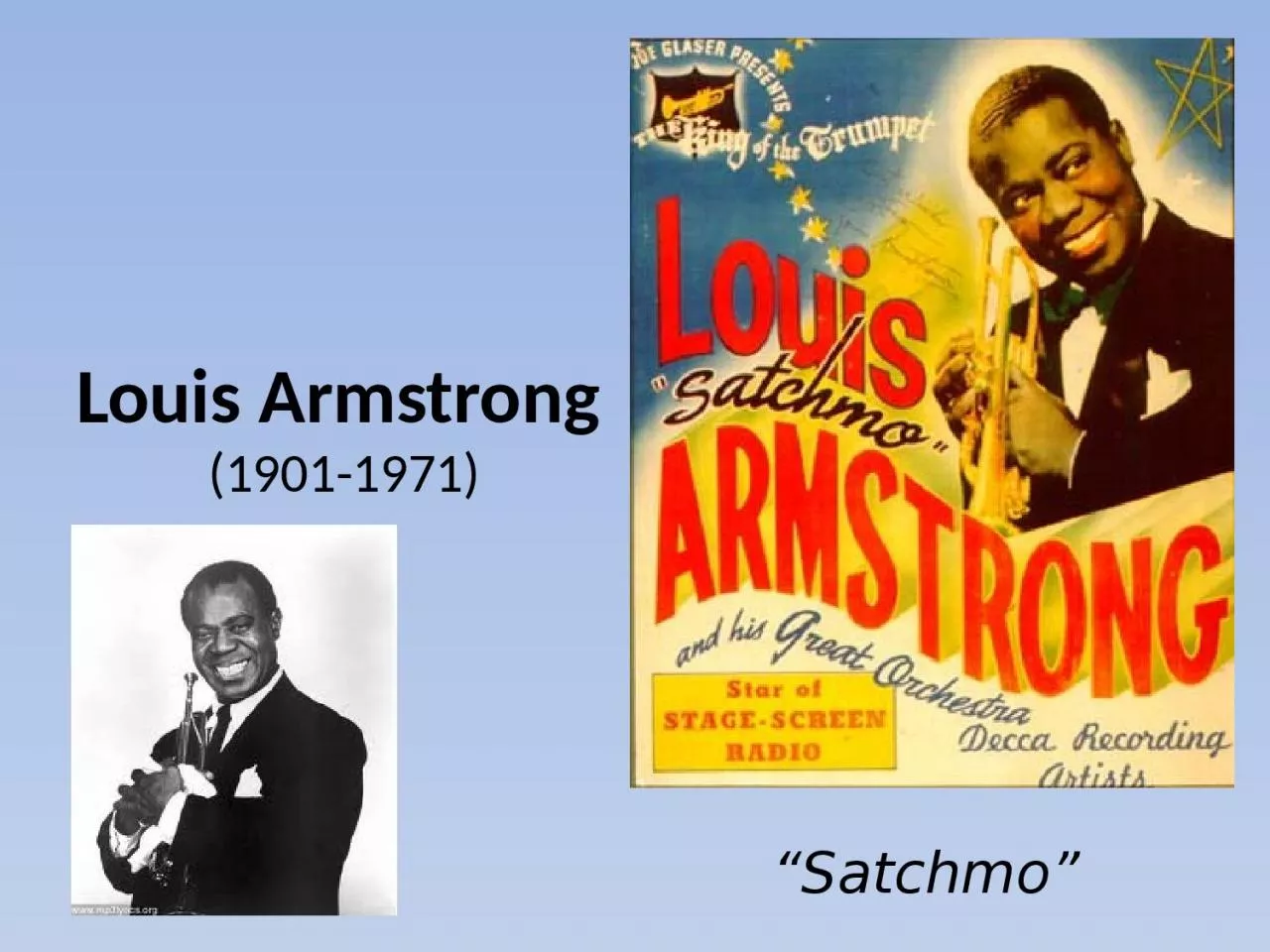 PPT-Louis Armstrong (1901-1971)