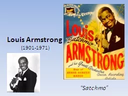 Louis Armstrong  (1901-1971)