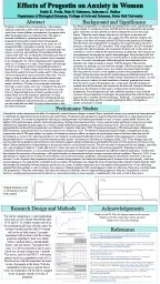 Effects of Progestin on Anxiety in Women