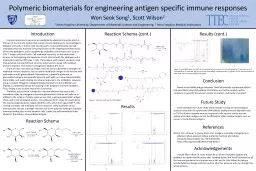 Polymeric biomaterials for engineering antigen specific immune responses
