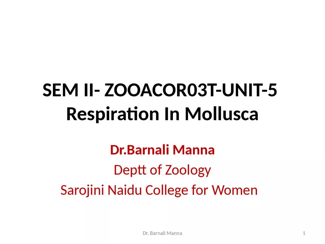 PPT-SEM II- ZOOACOR03T-UNIT-5