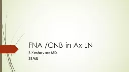 FNA /CNB in Ax LN E.Keshavarz