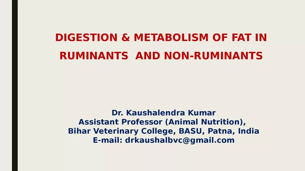 Dr.   Kaushalendra  Kumar