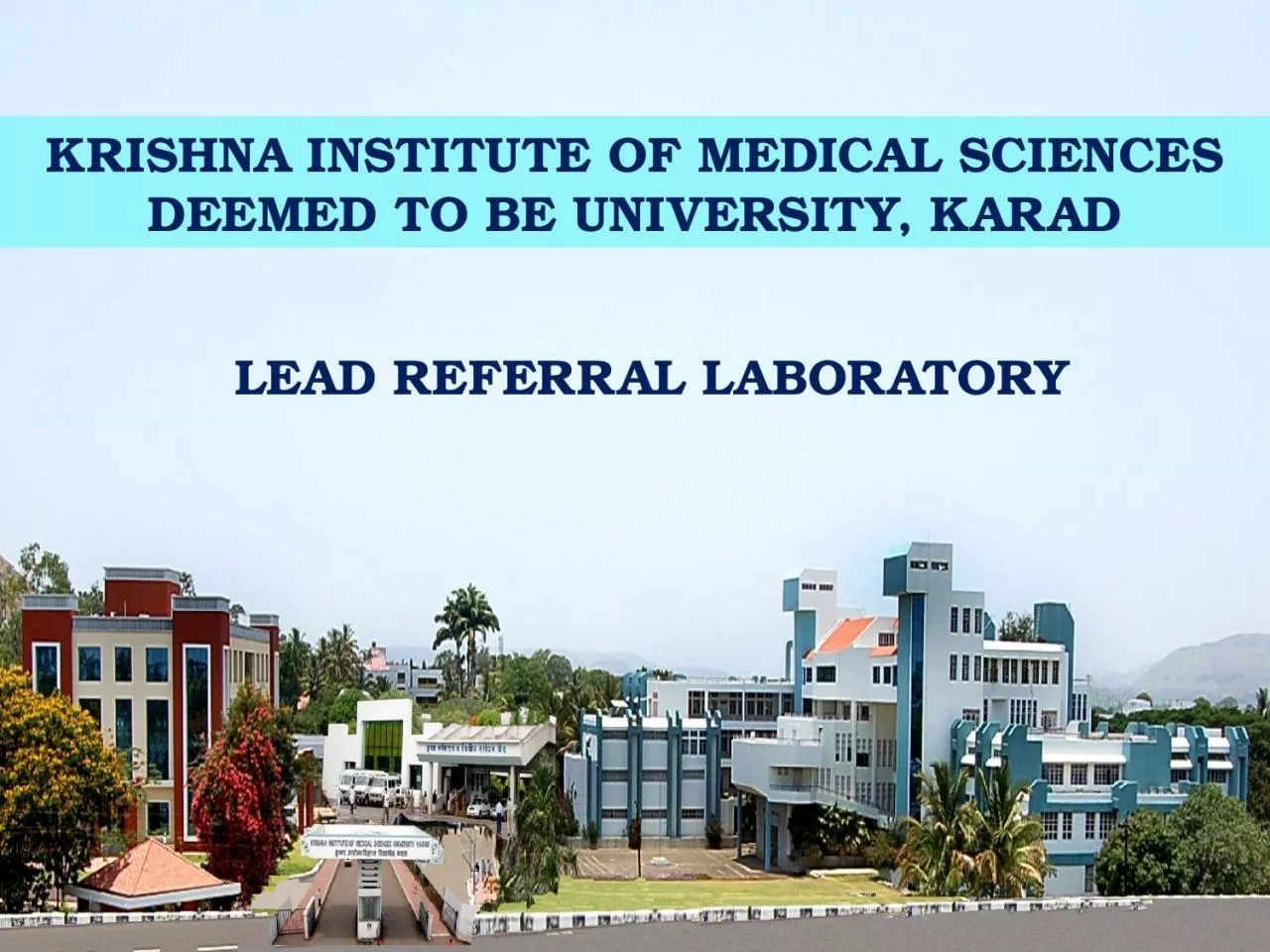 PPT-KRISHNA INSTITUTE OF MEDICAL SCIENCES