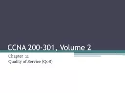 CCNA 200-301, Volume 2 Chapter  11