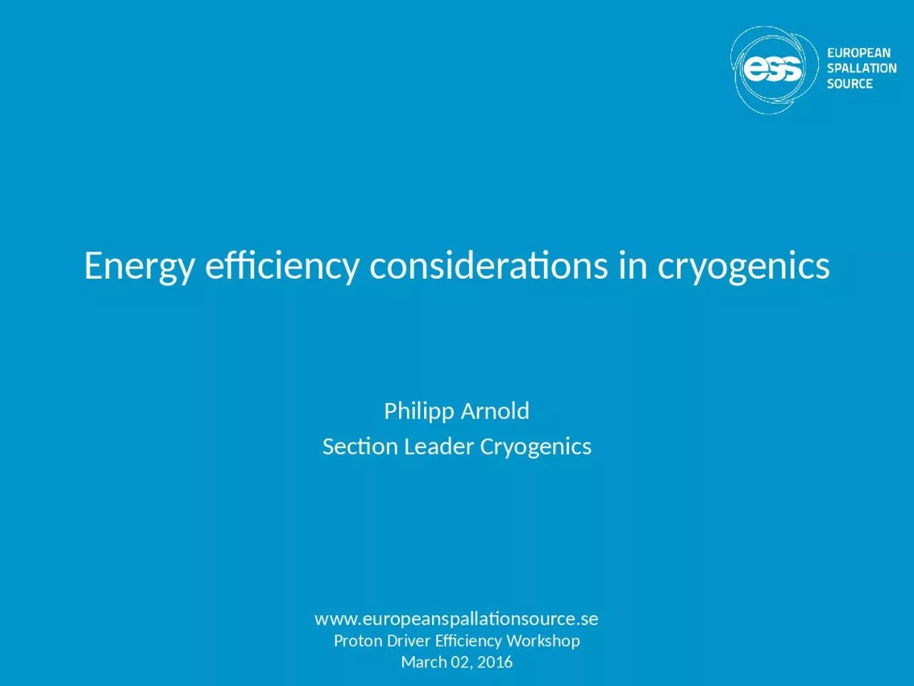 Energy efficiency considerations in cryogenics