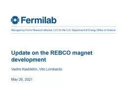 Update on the REBCO magnet development