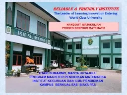 RELIABLE & FRIENDLY INSTITUTE