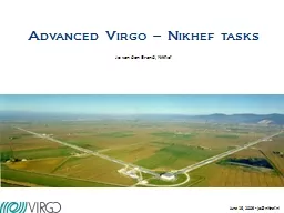 Advanced Virgo –  Nikhef