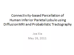 Connectivity-based  Parcellation