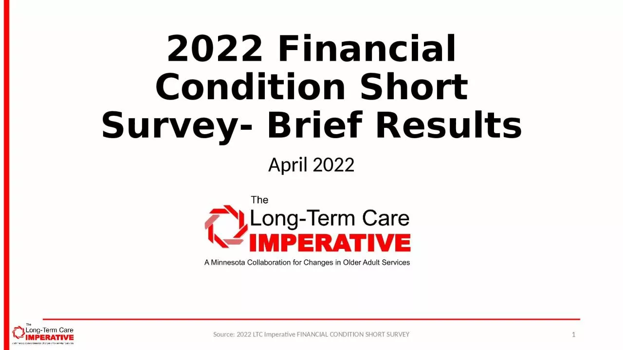 2022 Financial Condition Short Survey-