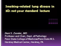 Smoking-related lung disease in 3D: not your standard lecture